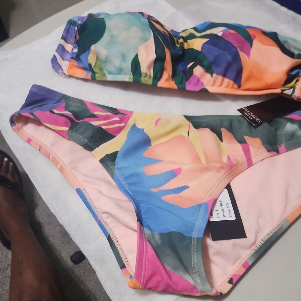 PALMACEA Women's Tropical Print Bikini - Picture 6 of 6